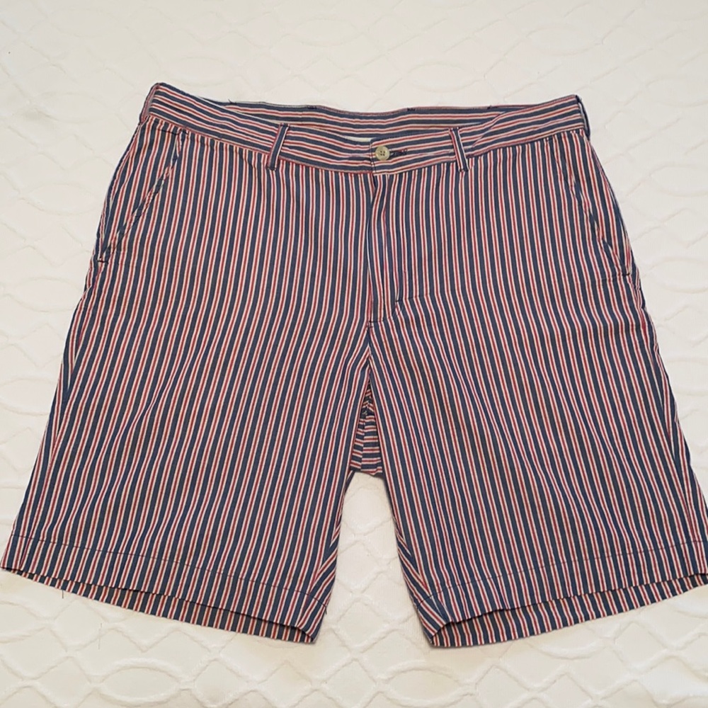 Bills Khakis Red White Blue Striped Men’s Shorts